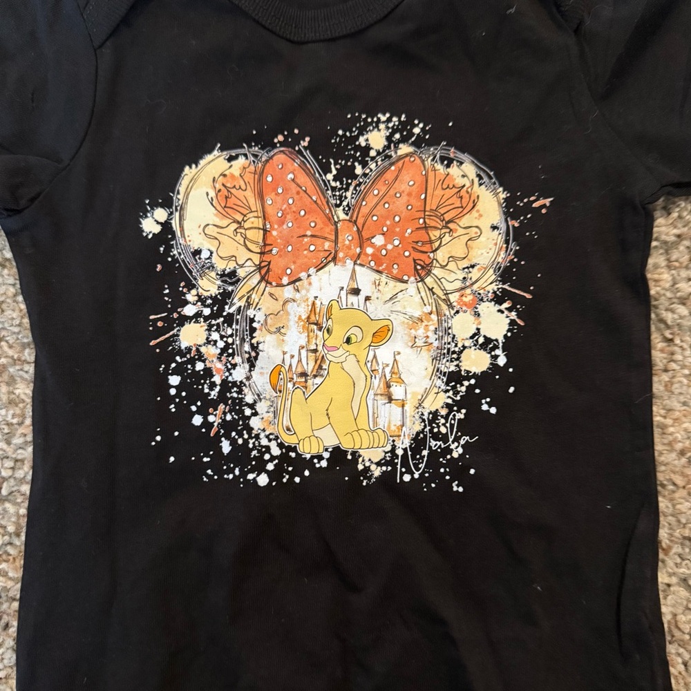 Lion, King shirt, baby Nala baby onesie new without tags 12-18 months - Picture 2 of 4